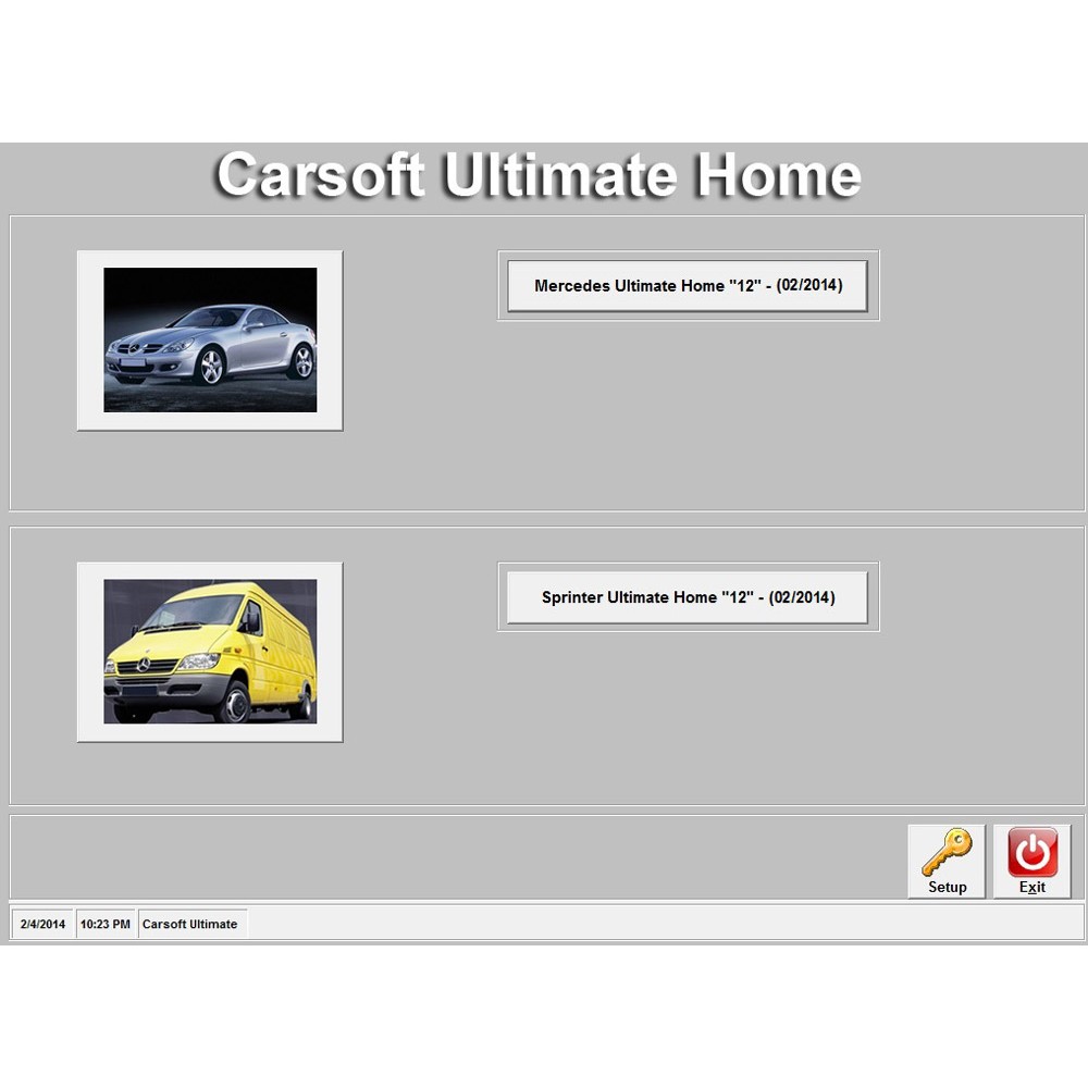CARSOFT Mercedes V12 Software Single Brand