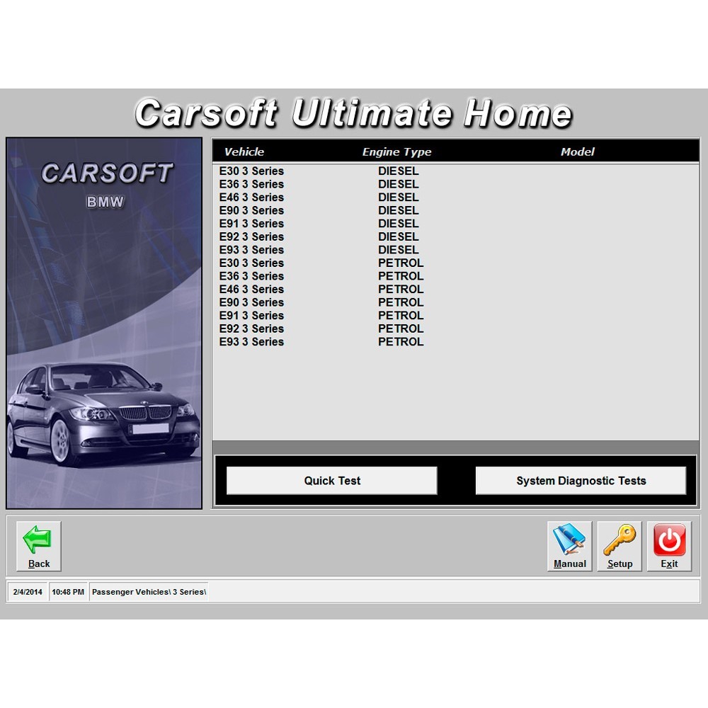 CARSOFT BMW V12 Software Single Brand